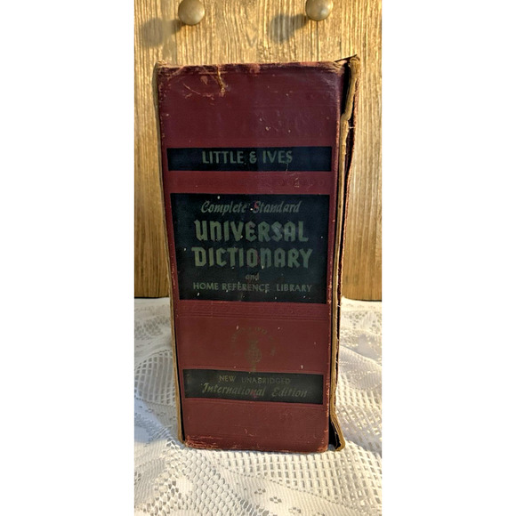 Little And Ives Complete Standard Universal Dictionary & Home Reference 1957 Vtg - Picture 5 of 14